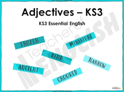 Adjectives - KS3 Teaching Resources